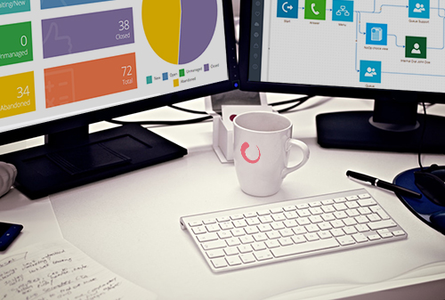 Motion configuración del software del Call Center